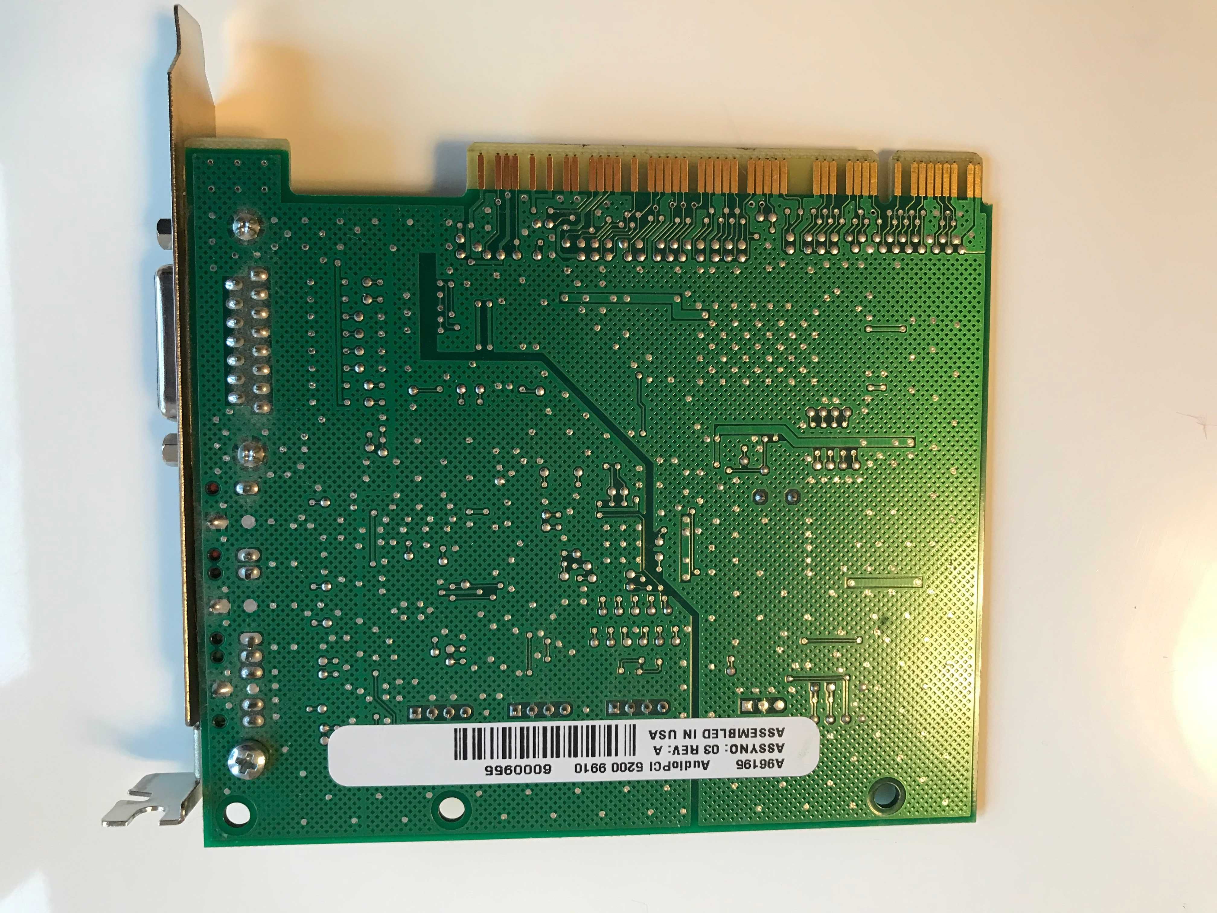 karta dźwiękowa AUDIO PCI 5200 retro pc game