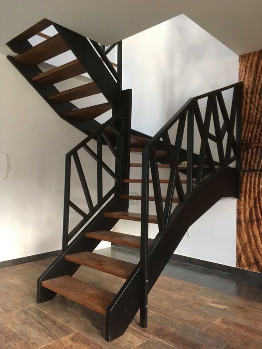 Schody drewniane Śląskie Małopolskie Producent solidne Projekt Montaż