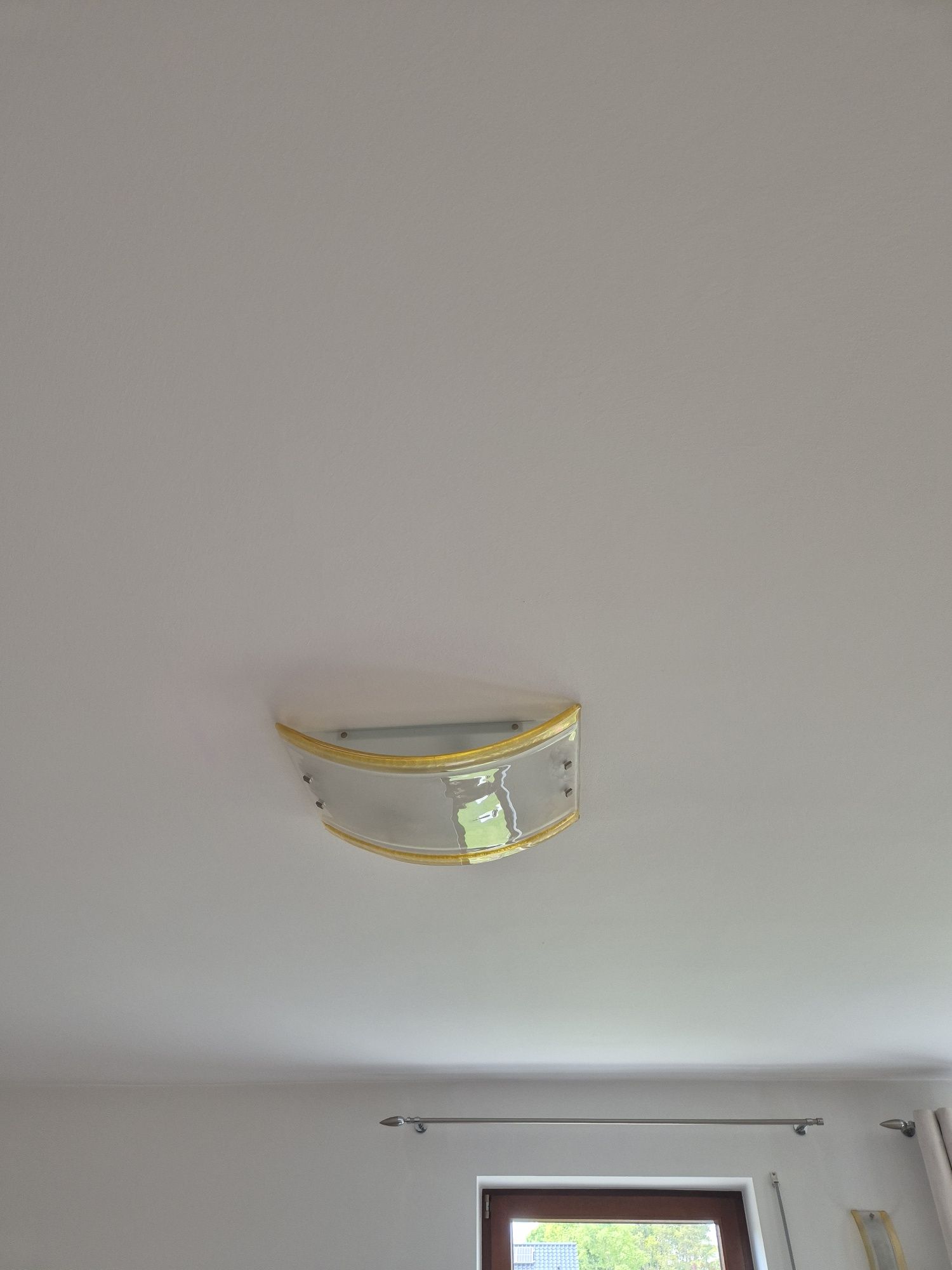 Zestaw włoskich lamp: kinkiet ścienny, sufitowy i lampa stojąca