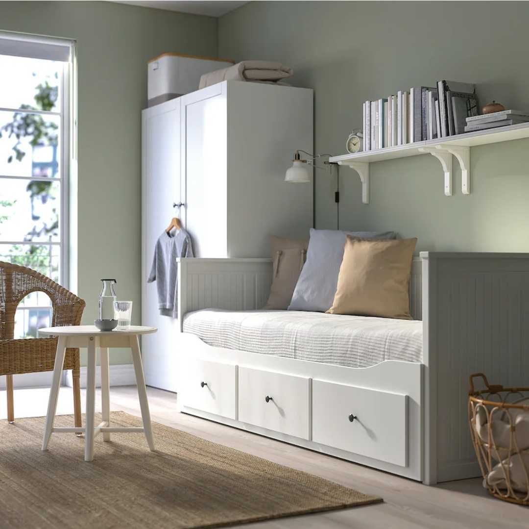 Cama Henmes IKEA IND/ DUPLA c/ 3 gavetões 80 x 200