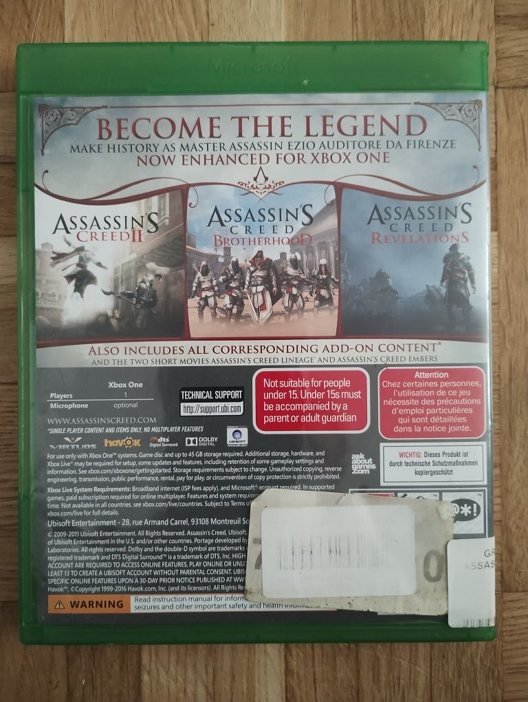 Assassin's Creed The Ezio Collection Xbox One XOne