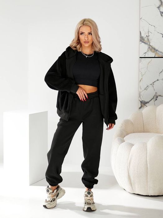 Жіночий костюм дуже теплий хутро тедді