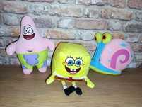 Pan Gąbka, Ślimak Gacuś maskotka i rozgwiazda Patryk z bajki Spongebob