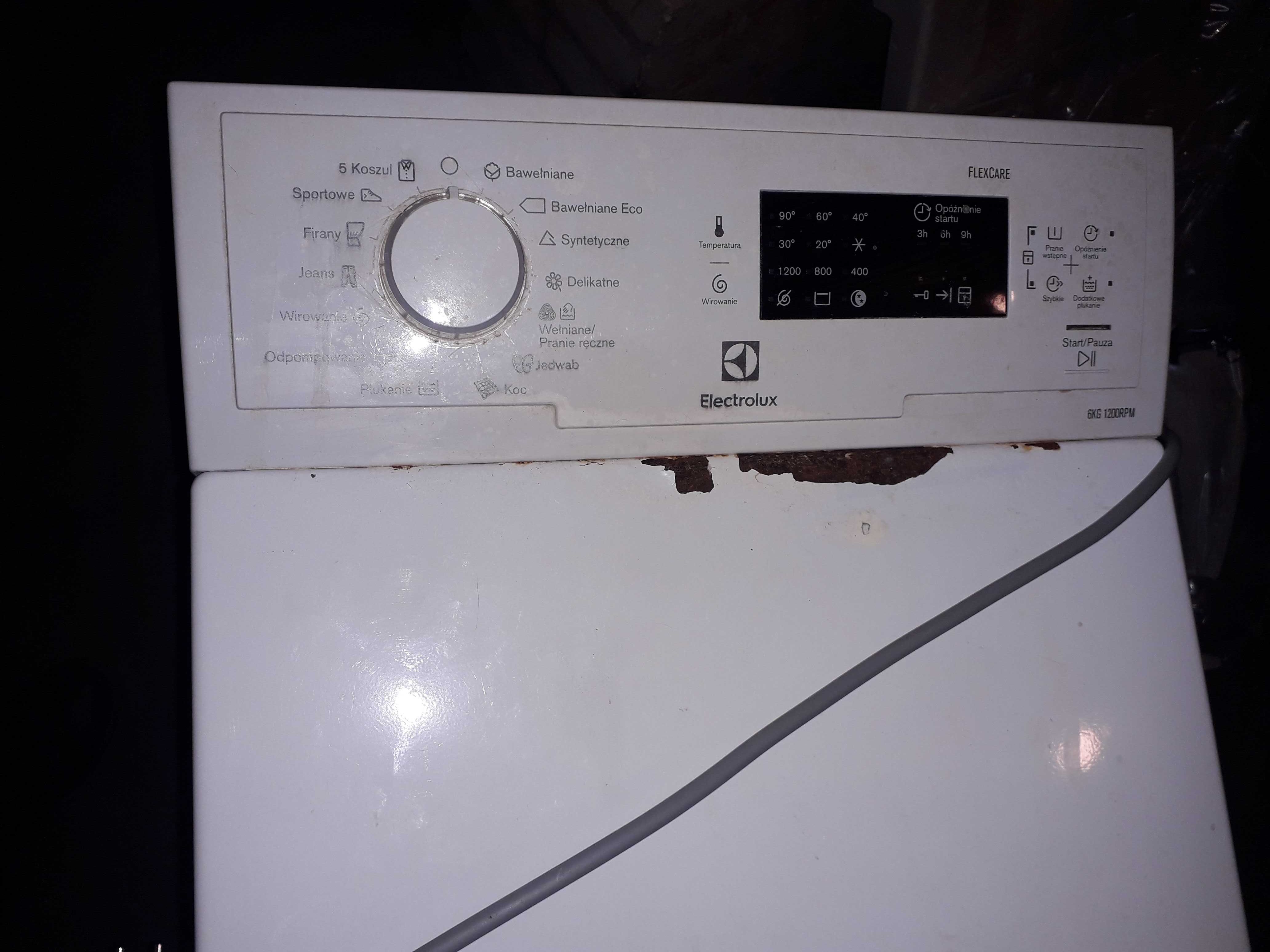 Electrolux EWT11262ILW pralka uszkodzona na części - okazja!