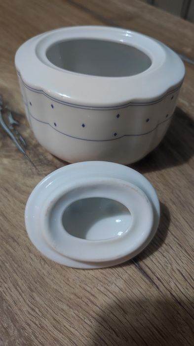 Porcelanowa cukiernica Ingres Weiss