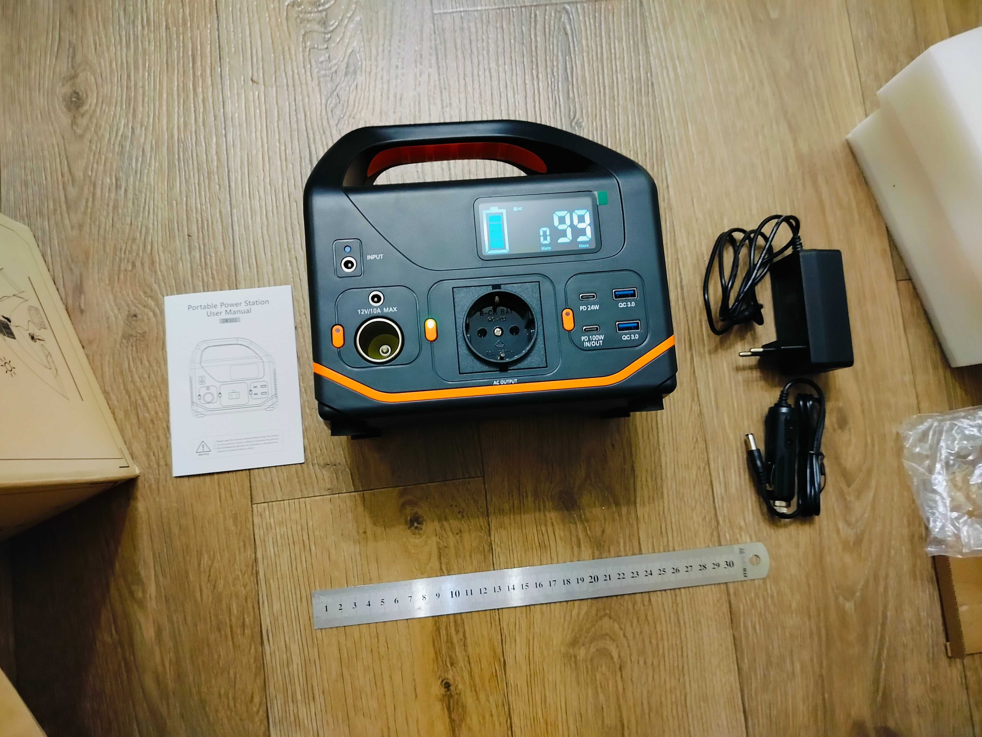 Зарядна станція Li-Ion чистый синус 350w 333wh зарядная станция