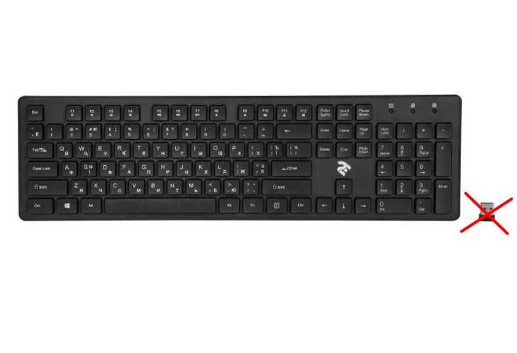 Клавіатура 2E KS 101 Slim WL, без ресивера