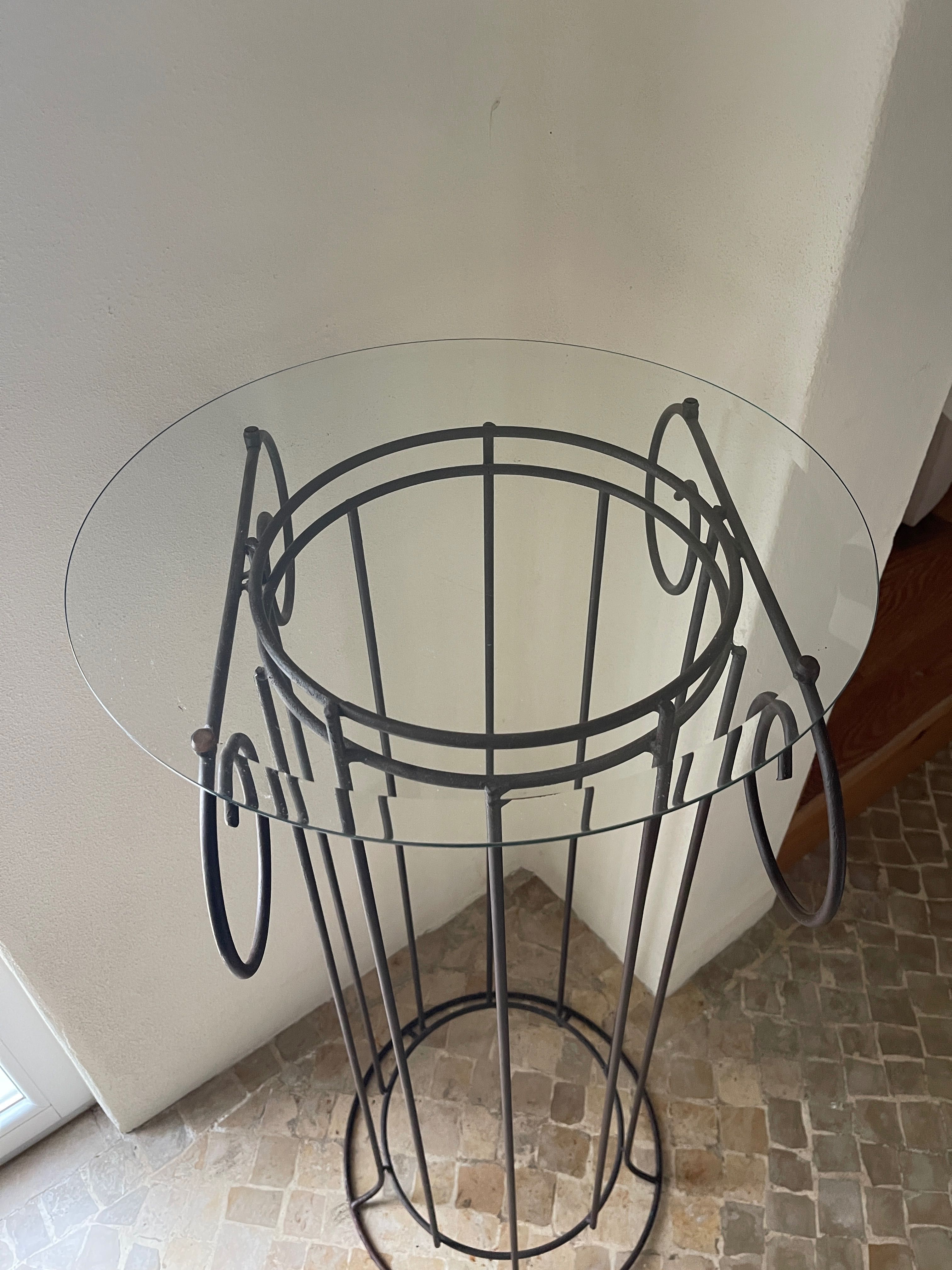 Vende-se Mesa Alta em Vidro