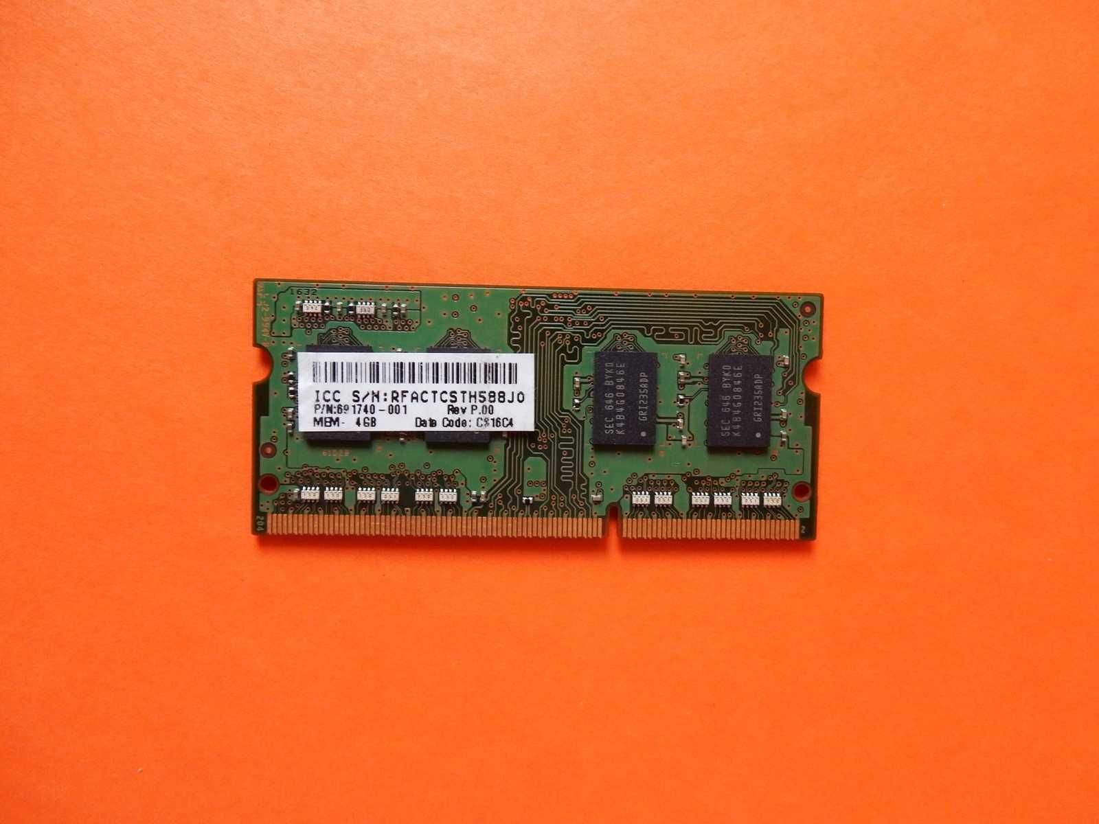DDR3 4GB Samsung 12800 L