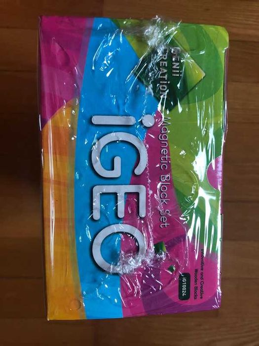Drewniane klocki magnetyczne iGEO 24 el.