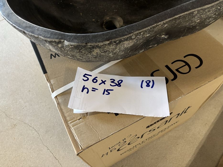 Umywalka kamienna 56x38 stone