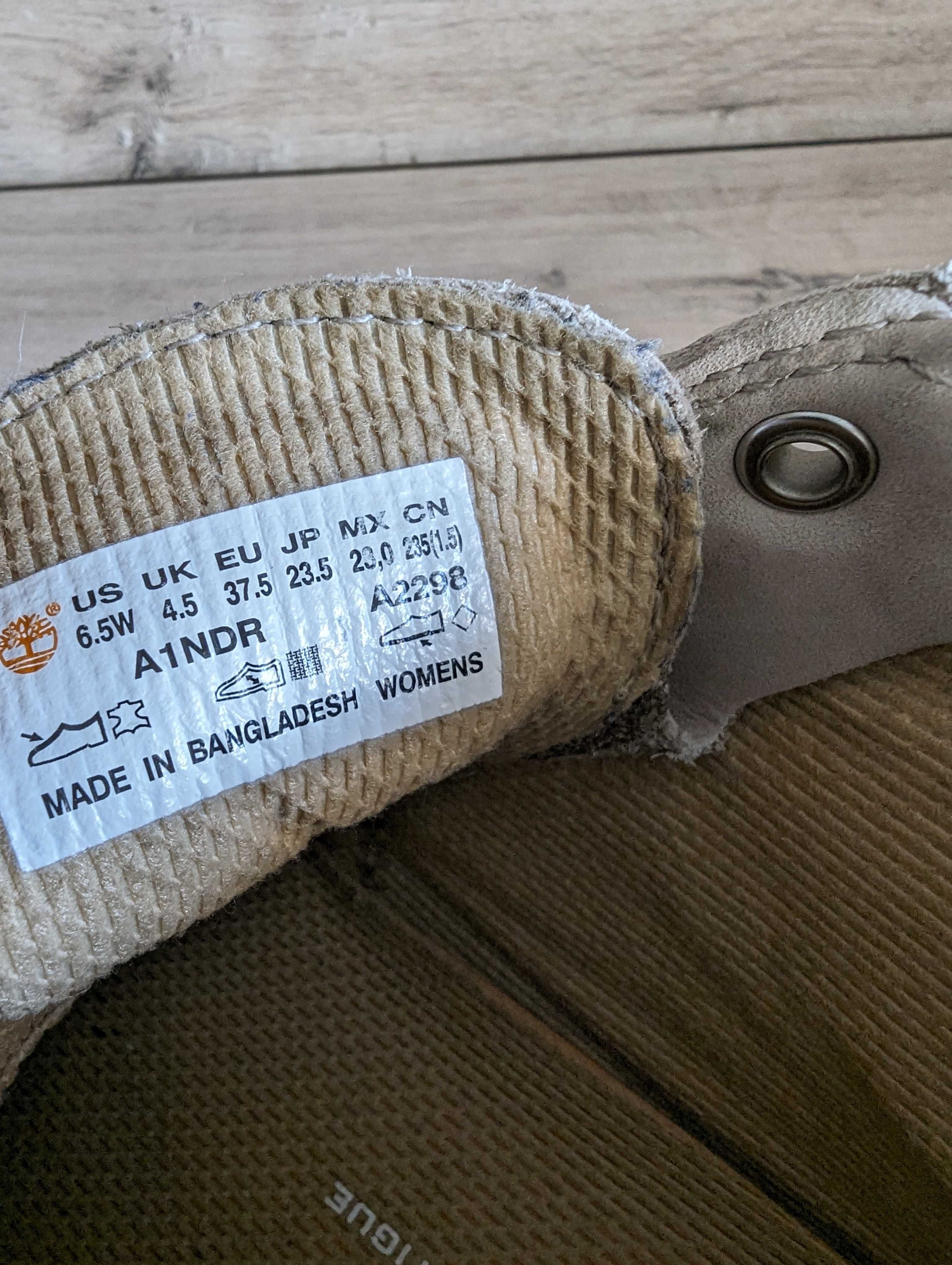 Ботинки кожаные б/у Тимберленд Timberland Nellie Chukka  37-38 р 24 см
