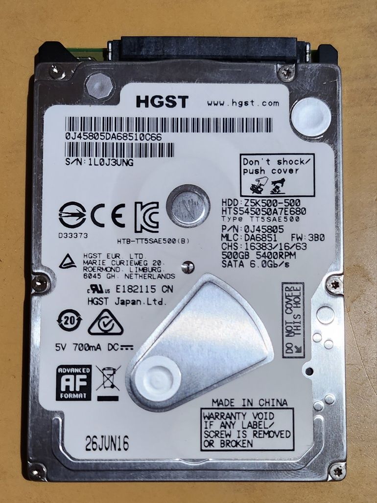 Жоский диск HGST