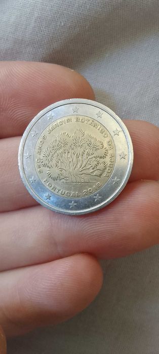 Moeda comemorativa Jardim botânico de Ajuda