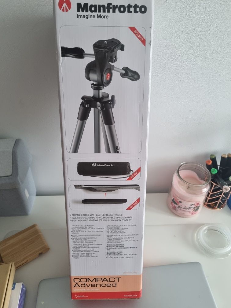 Statyw manfrotto compact