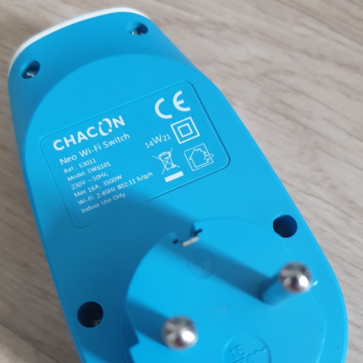 Tomada relógio WiFi Chacon NEO Wi-Fi switch