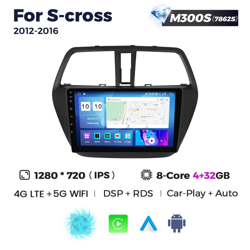 Штатна магнітола SUZUKI SX 4 S CROSS android GPS навигация