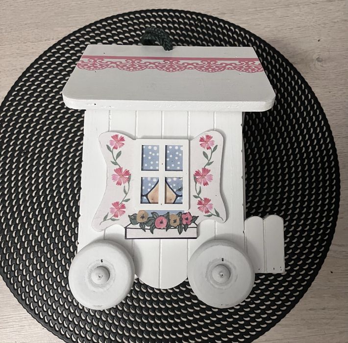 Garden&Fun lęgówka dla ptaków, biała, drewniana