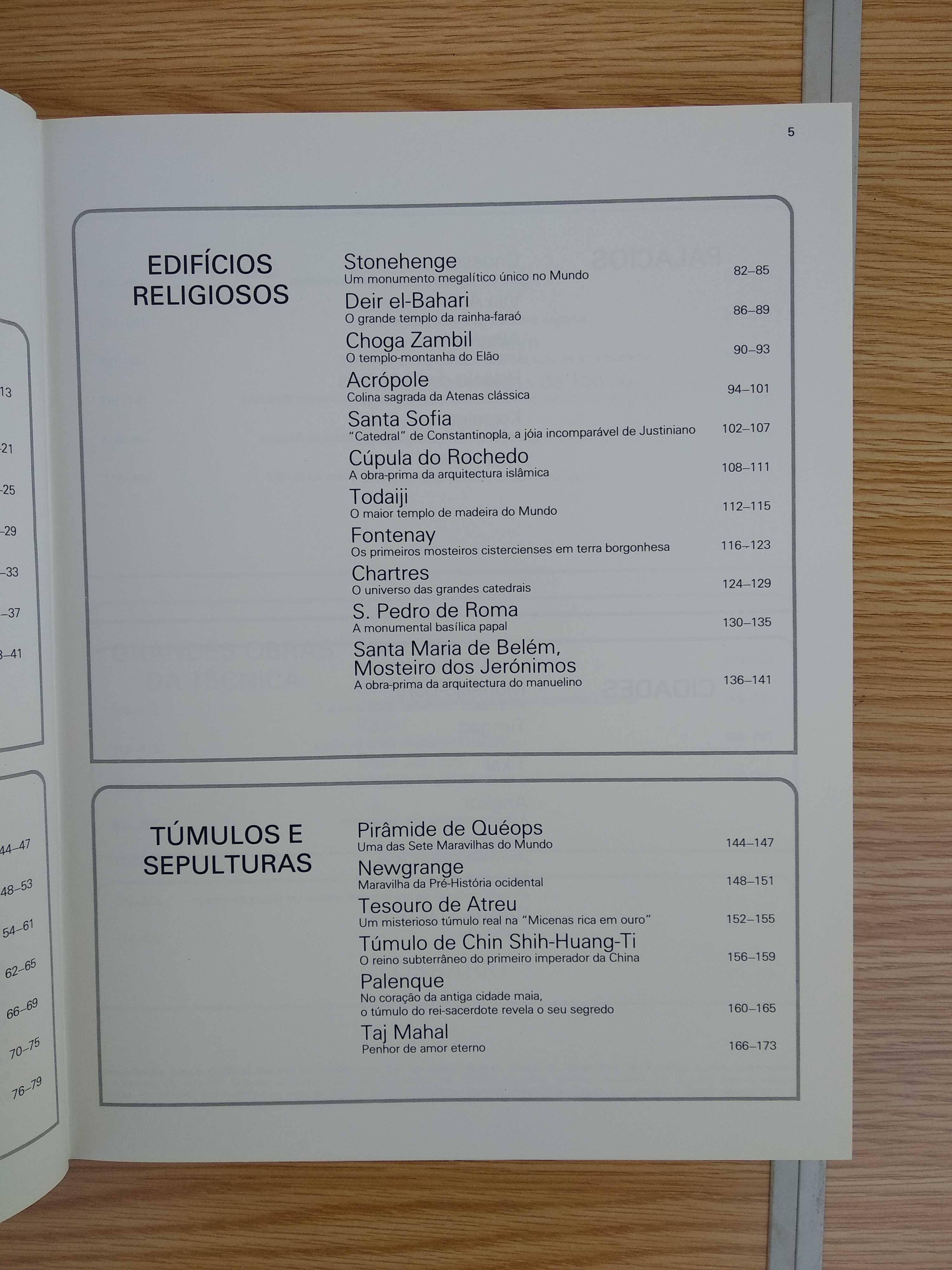 Livro de Arquitetura 'As Grandes Construções do Homem' Reader's Digest