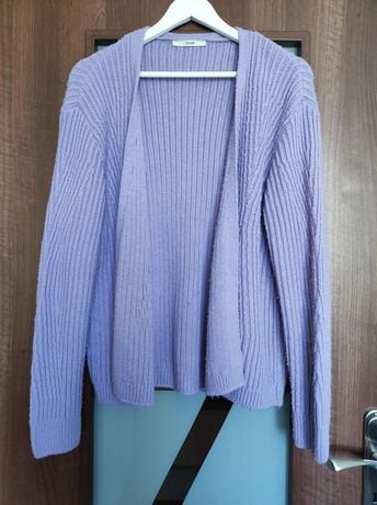 Fioletowy sweterek kardigan George M/L