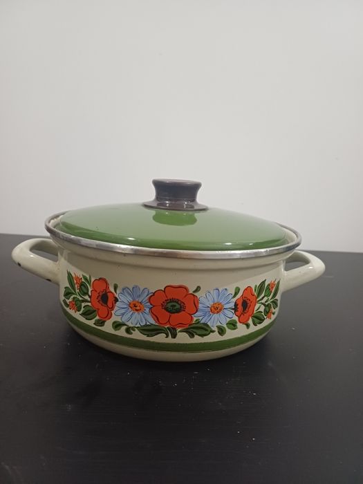 Panela em esmalte Vintage