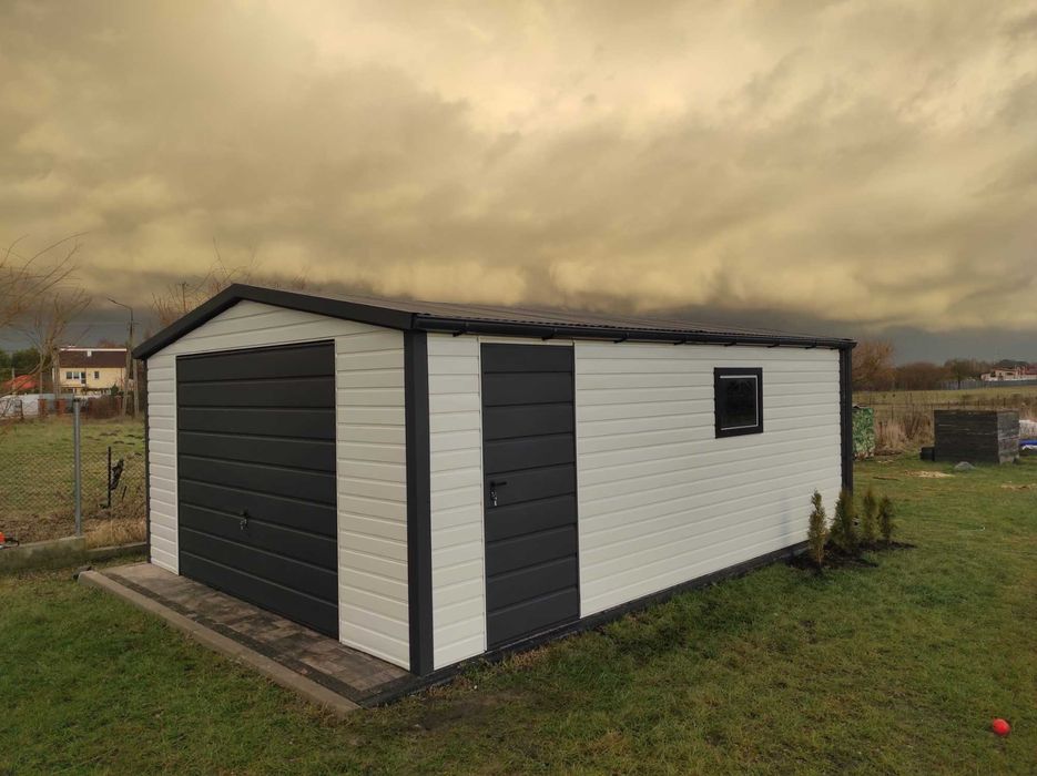 Garaże Blaszane Każdy Wymiar 4x4 6x6 7x6 Konstrukcja Profil Zamknięty!