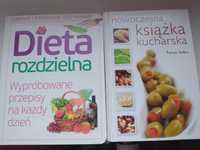 Zestaw 2 książki dieta rozdzielna nowoczesna książka kucharska