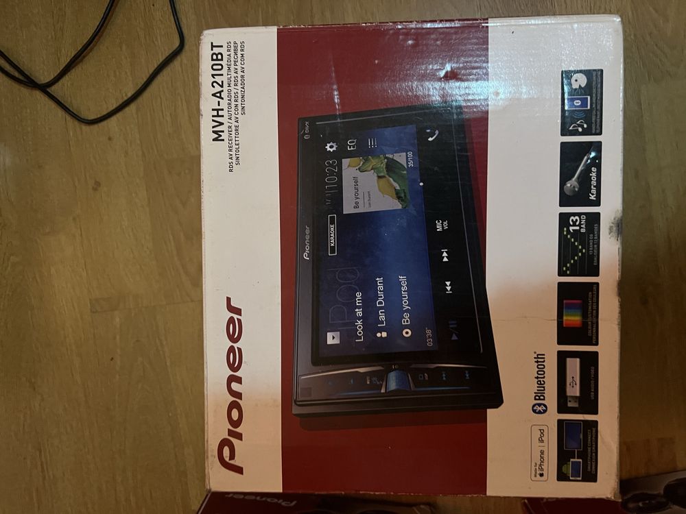 Vendo colunas pioneer auto e Radio auto