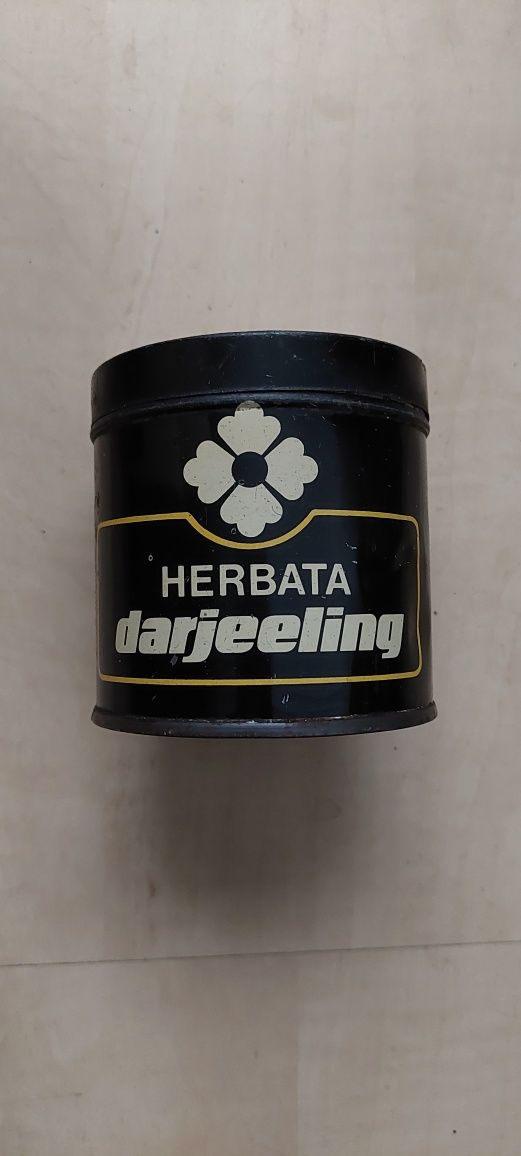 Puszka po herbacie darjeeling Społem - PRL