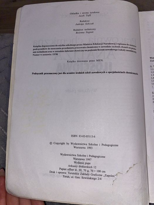 Analiza ilościowa Pracownia Chemiczna Stanisław Rubel