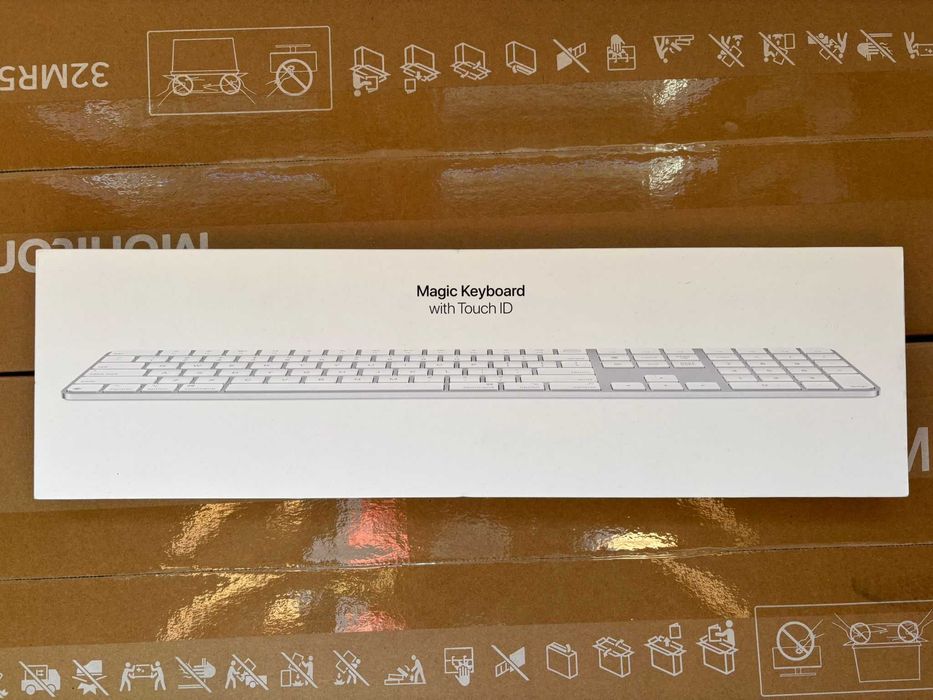Teclado APPLE Magic Touch ID Nkey (Layout Português - Branco)