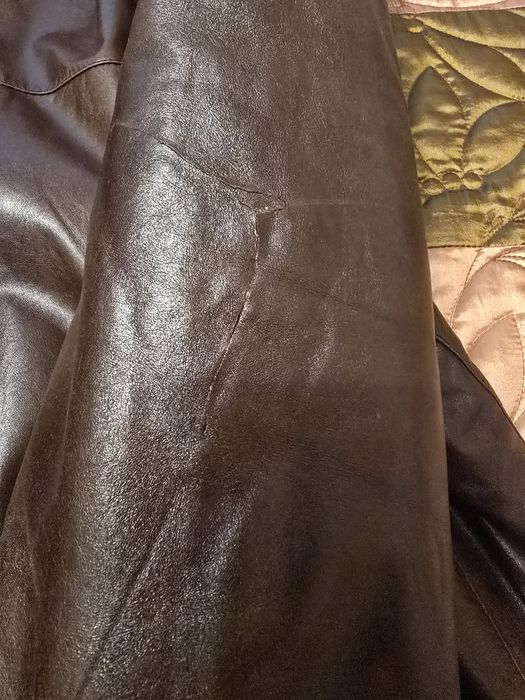 Куртка чоловіча/ напівпальто шкіра хутро