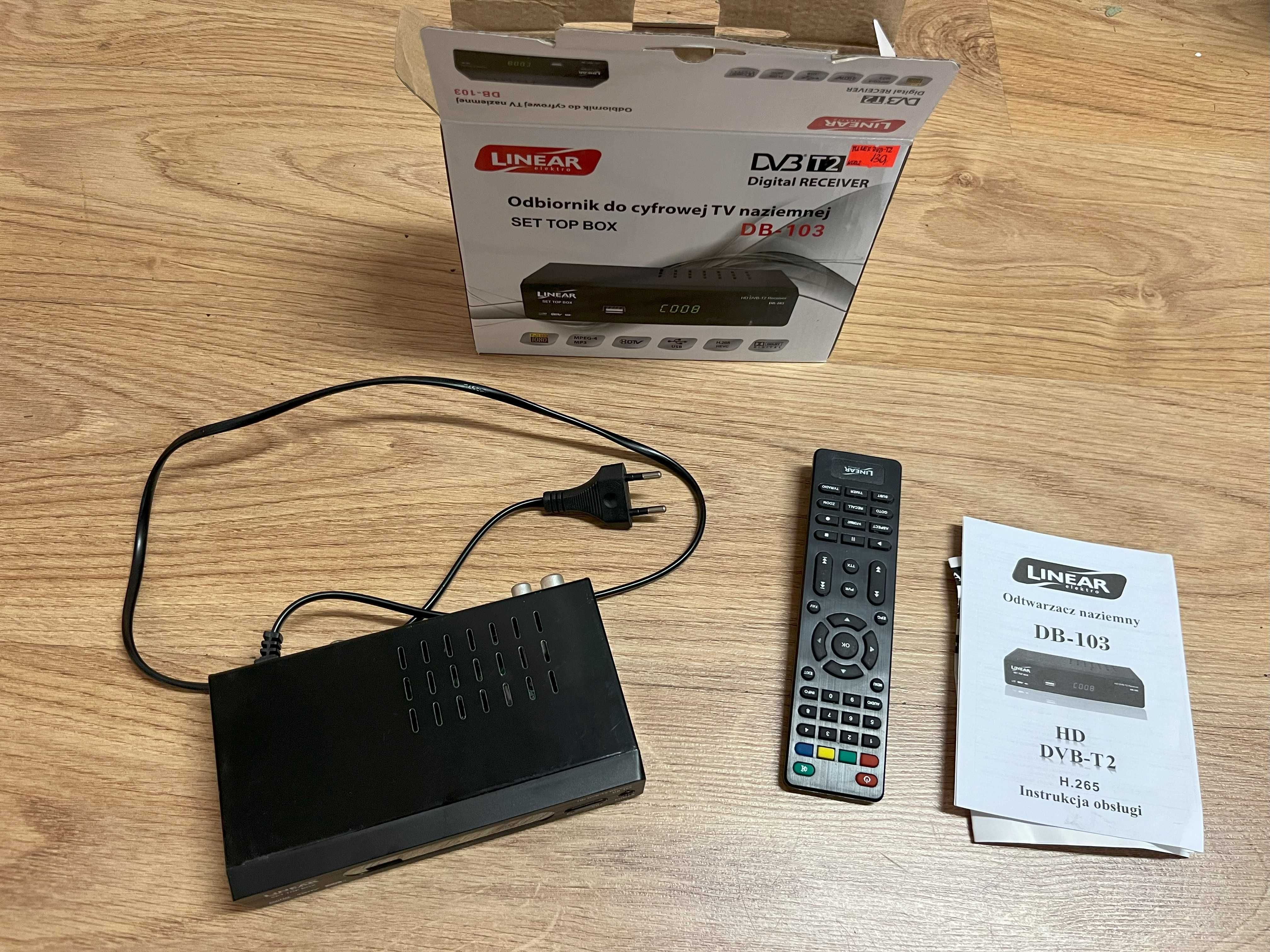 Dekoder Tuner HD DVB-T2 Linear DB-103