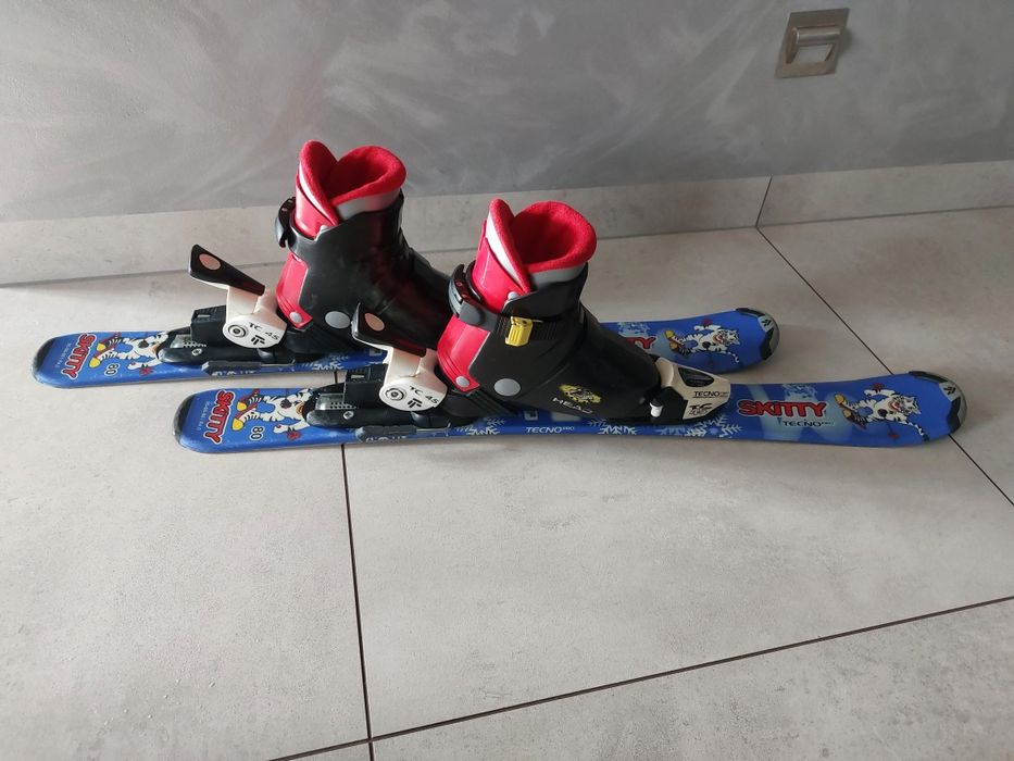 Narty z butami dla dzieci Tecnopro 80 cm