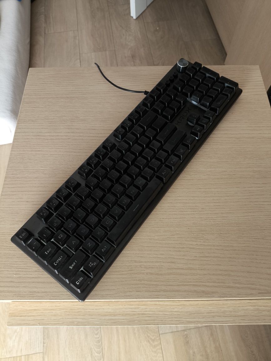 Klawiatura Krux frost rgb + myszka steelseries rival 110
