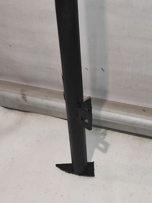 Stary Metalowy Masywny KRZYŻ (na cmentarz) - 2 m wysokości !!