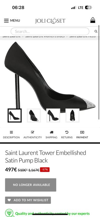 Туфли saint laurent chanel gucci