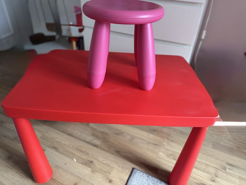 Mesa e banco ikea