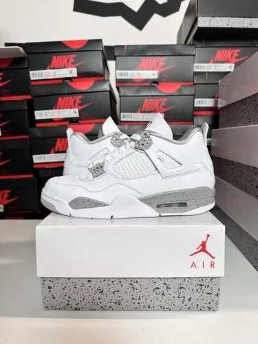 Jordan 4 Retro Białe Oreo Buty codzienne nowe z metką R.39