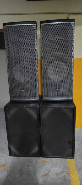 P.A ACTIVE turbosound Q light 425 sp + Tops Kx30 !!! Melhor oferta !!!
