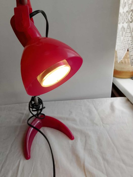 Lampka Ikea różowa