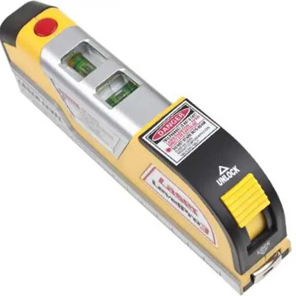 Лазерний рівень Easy Fix Laser Level Pro 3 з вбудованою рулеткою