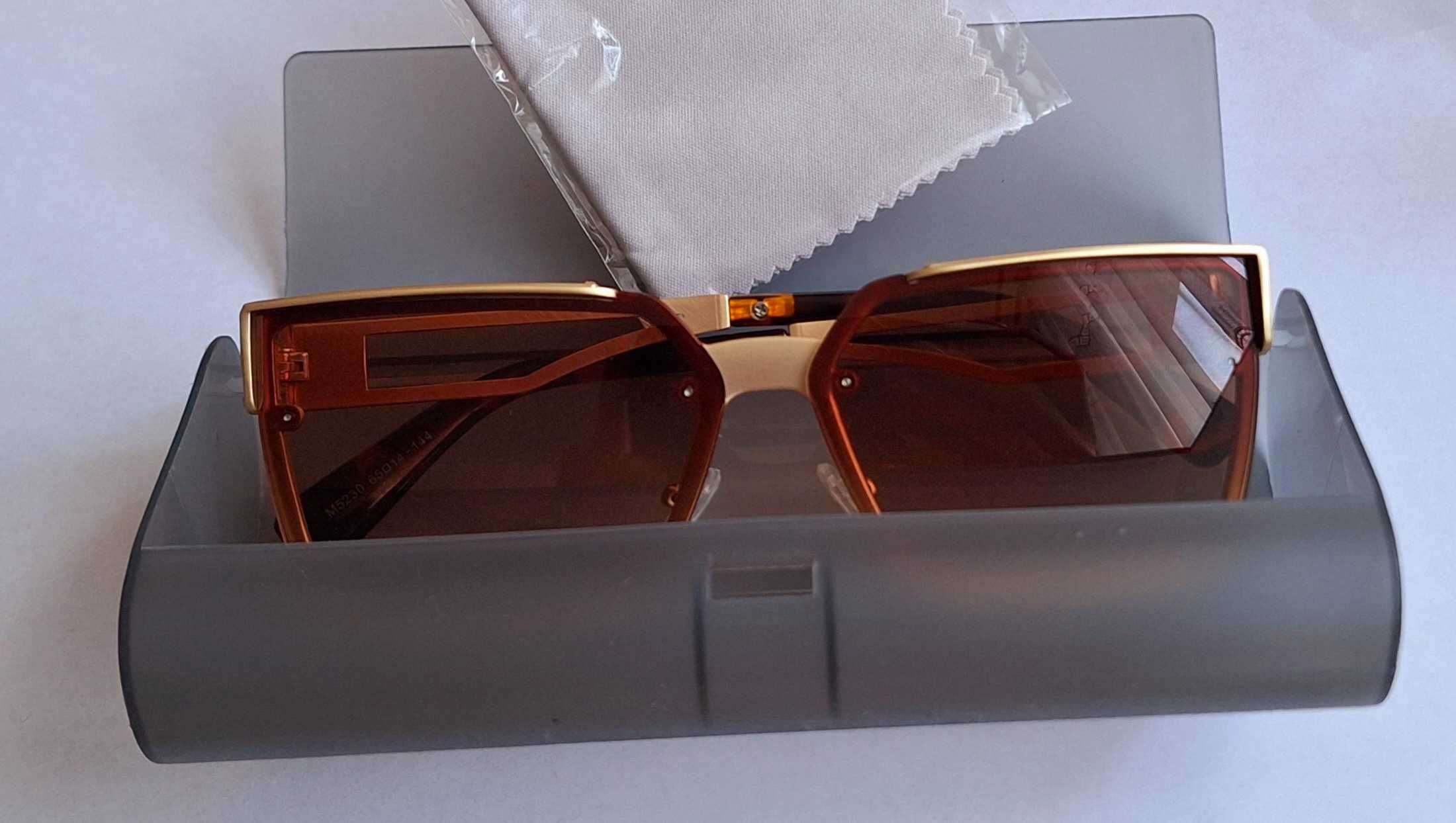 Okulary przeciwsłoneczne damskie nowe etui