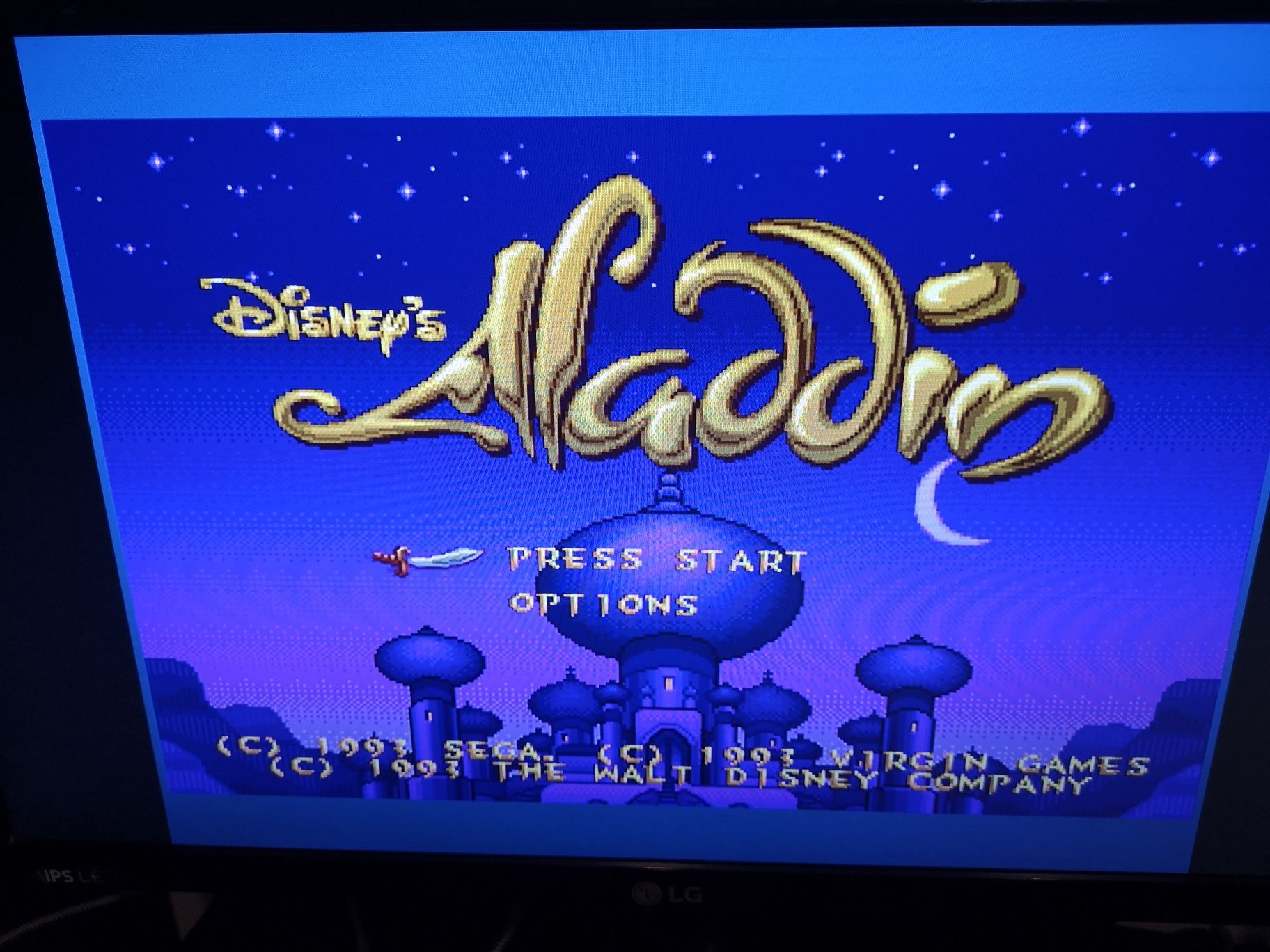 Aladdin SEGA MEGA DRIVE gra (oryginał testowany) sklep Ursus