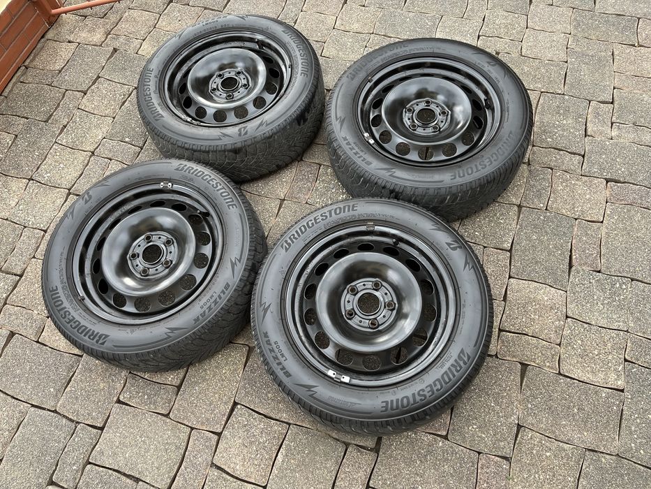 4 felgi stalowe vw seat audi skoda 5x112 16 cali