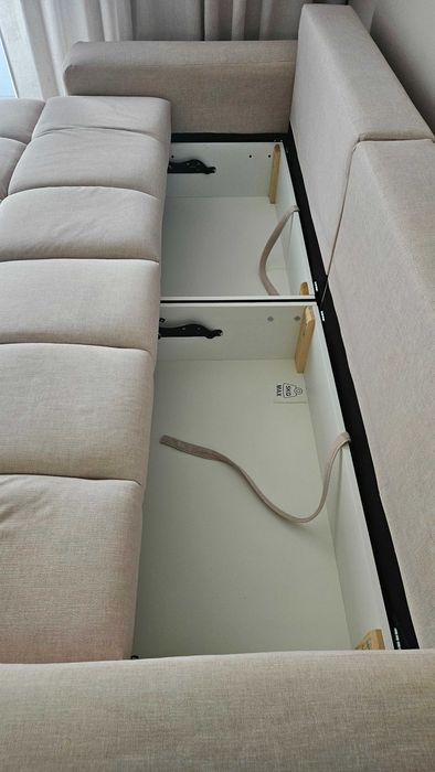 Sofa trzyosobowa Evora rozkładana z pojemnikiem
