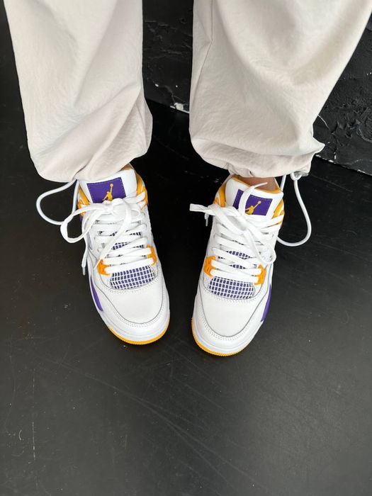 Buty Nike Air Jordan Retro 4 Lakers 36-40 damskie trampki