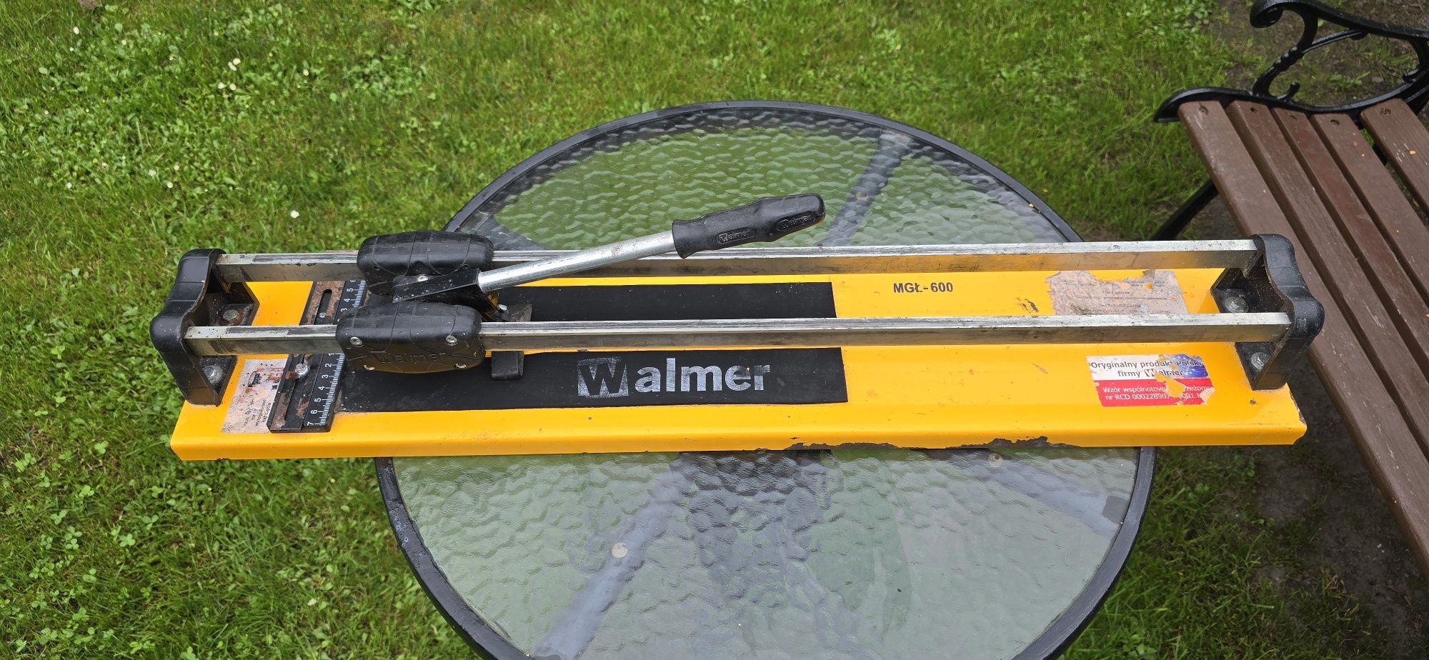 Ręczna przecinarka do płytek ceramicznych MGŁ 600 mm WALMER