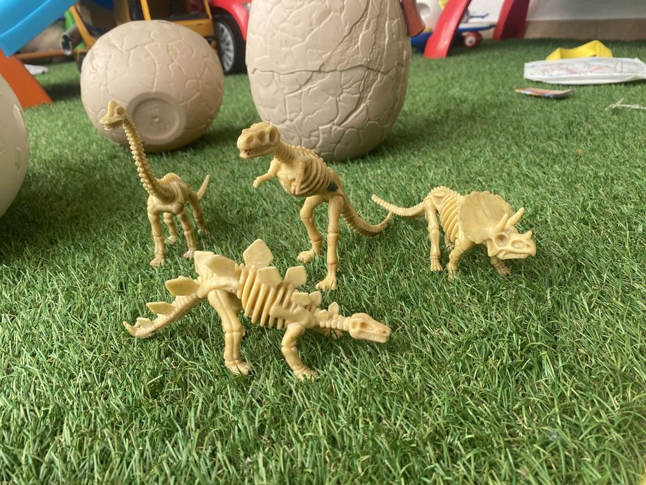 Dinossauros modelos de Esqueletos