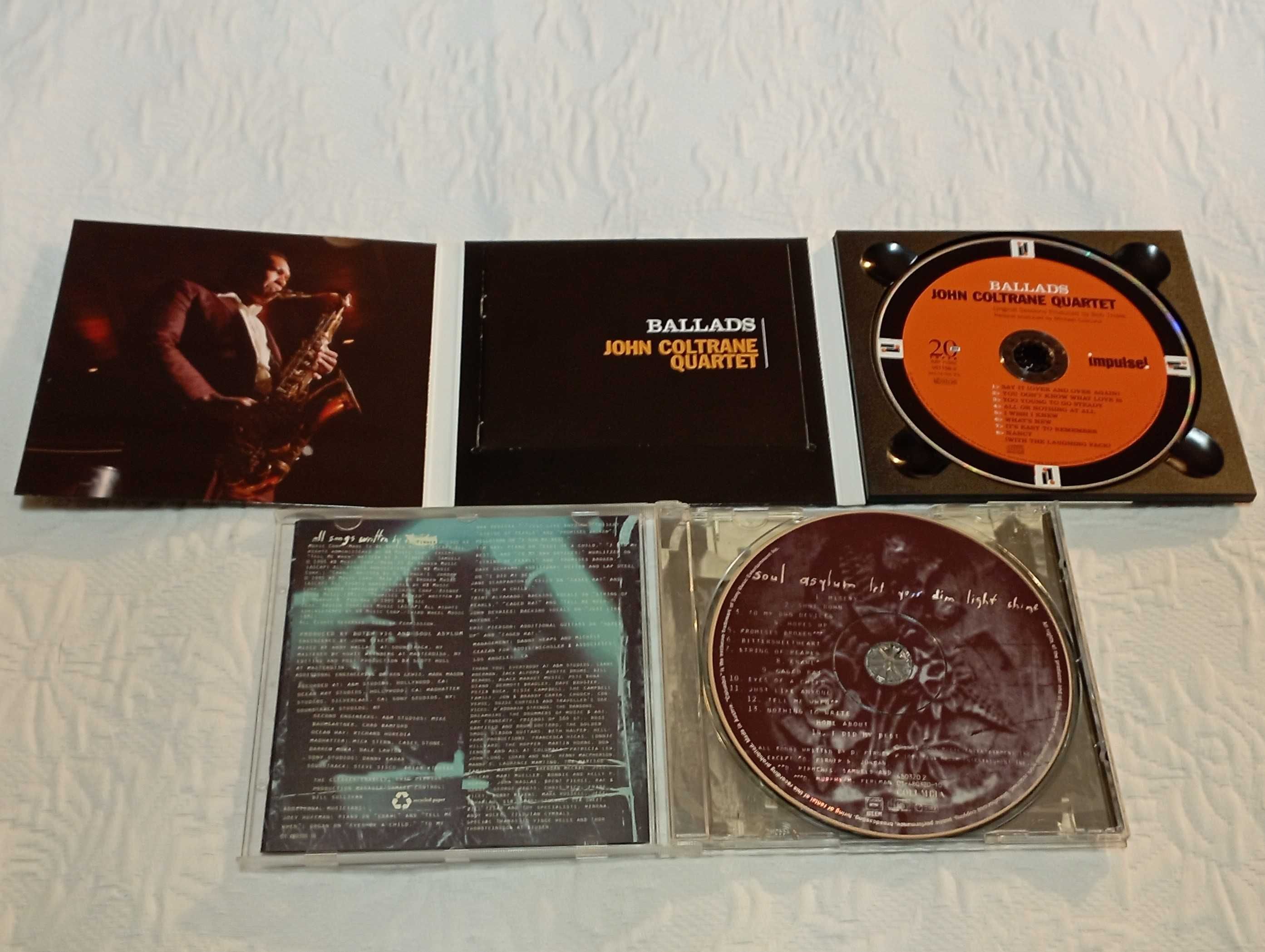 2 cds de musica: john coltrane quartet e soul asylum